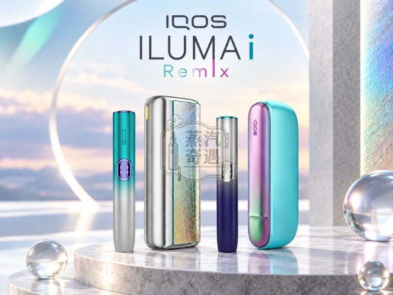 IQOS ILUMA i Remix 美人魚限量版加熱菸主機產品展示