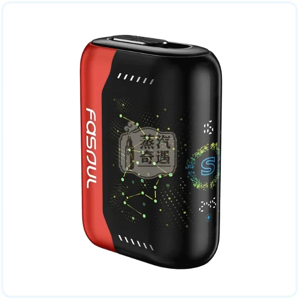 【全家加熱菸主機推薦】Fasoul Stellar 二回機 5色可選|滿電25支續航|相容TEREA/SENTIA煙彈|日本原裝現貨,顏色:水晶紅/霧黑/珠寶藍,產品相冊第 3 張